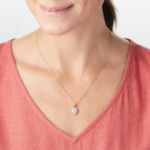 Absolute Sterling Silver Heirloom Collection Cuboid-Cut Necklace, 18"